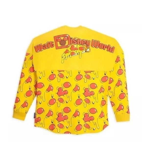 Unisex Disney Walt Disney world Mickey Mouse Pizza Spirit Jersey T-Shirt L - Picture 1 of 5